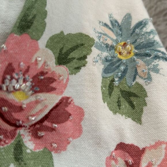 Vintage Alfred Dunner floral denim jacket - Size 16P - Picture 10 of 10